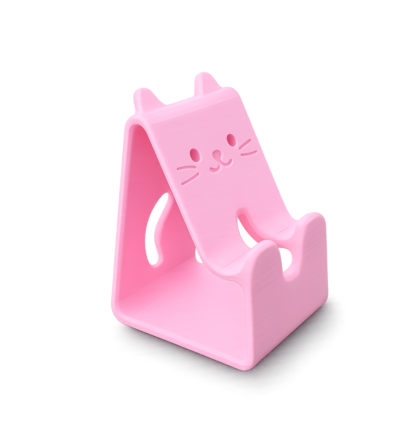 Soporte de celular gatito