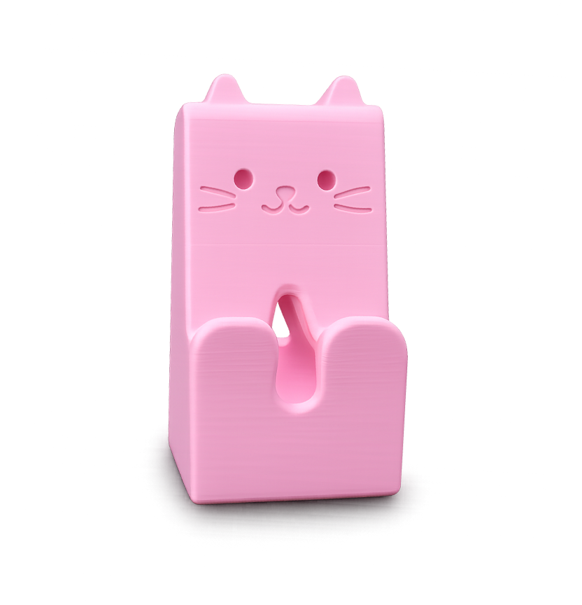 Soporte de celular gatito